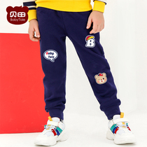 Betian childrens clothing Spring and Autumn Winter boys casual loose thin cotton foot sports pants baby long pants