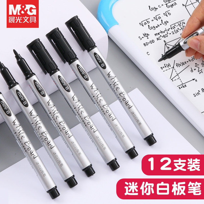 CHENGUANG FINE WHITEBOARD PEN COLOR는 얇은 머리 비 독성 미니 블랙 물기 기반 블랙 보드 펜 소규모 초등학생 학생들 그림 보드 펜 작은 화이트 보드 펜을 제거하기위한 기둥 세부 사항을 문지릅니다.