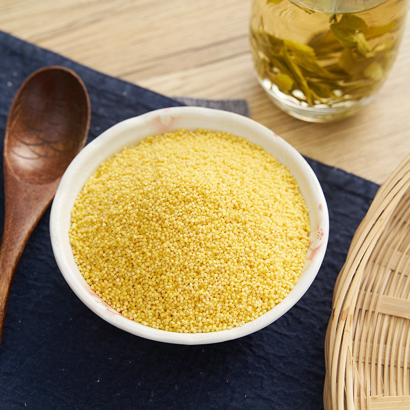 Maneat Slow single shoulder package] Organic yellow millet Tohoku Cereals Five Valley Small Rice Porridge New Rice Millet 350g
