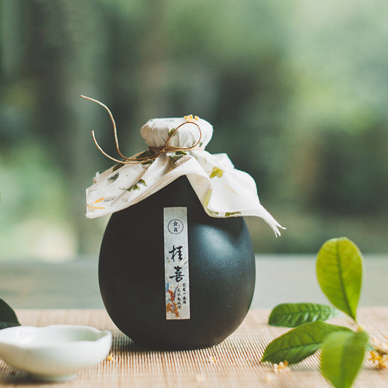 Manchu Slow Language Food Xi Xi Xi Osmanthus Wine Rice Wine Sweet Wine Rice Miles Low Fragrance Canned Group Purchase Gift