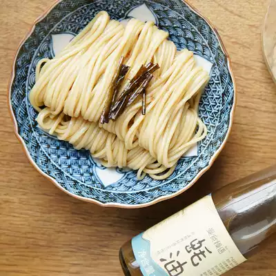 Man food slow language handmade ramen noodles scallion oil mixed noodles cold noodles handmade smooth udon noodles 600g