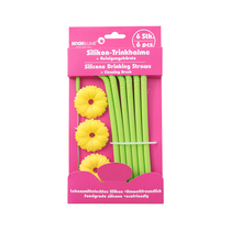 Man food slow speech Kochblume silicone straw environmental protection drinking tube milk tea cold drink coarse straw non disposable portable