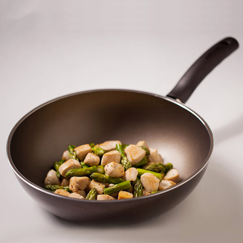 Maneat Slow-language happycall Korea gold frying pan Oven Flat flat without dipping into the pan 30cm32cm Gas