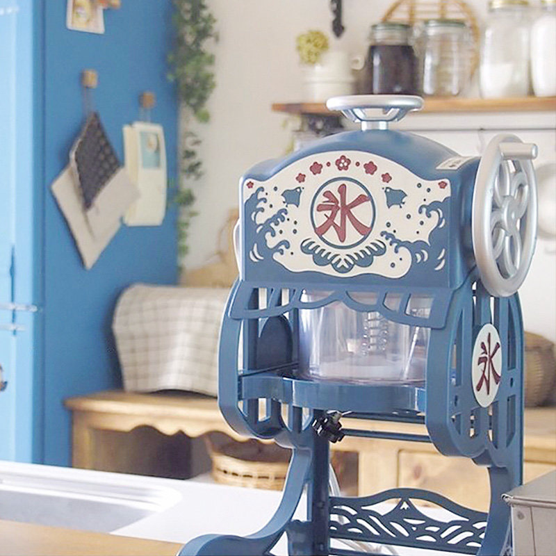 (Spot)Man food slow language small meatballs with the same type of shaved ice machine Japan small household electric sand ice Mianmian ice