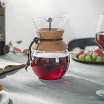 Man food slow word bodum bodum Bolton imported drip filter glass coffee pot stainless steel hand brewing coffee pot 500ml