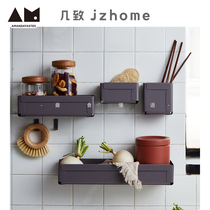 Manchin Slow Language Overlap kitchen bathroom non-perforated wall-mounted storage rack storage storage stainless steel