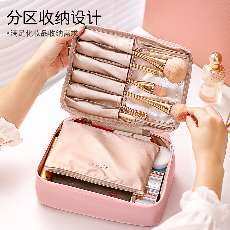 Fabric cosmetics collection package New Travel large capacity in air washing cosmetic bag portable waterproof hand