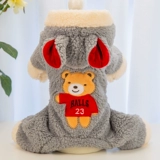 Бархатный зимний милый удерживающий тепло пуховик, увеличенная толщина