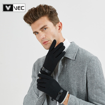 VEC wool mens gloves winter driving biking windproof winter warm leisure business gloves