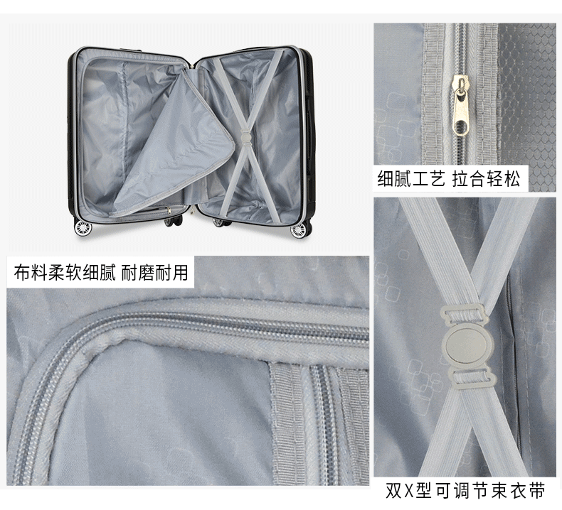 PB siêu nhẹ xe đẩy trường hợp nữ vali nhỏ hành lý phổ bánh xe 20 inch nội trú nam nam chống xước duy nhất cực kéo hộp du lịch - Va li vali hồng