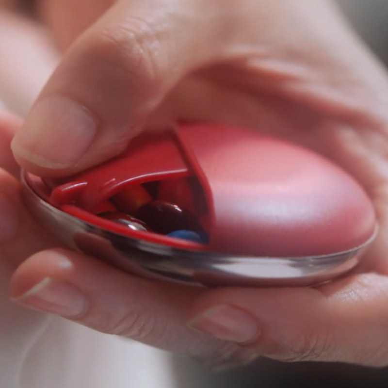 Blame you for overly beautiful Moo to the late Qin Lan with the same portable candy box Mini free candy containing box medicine box-Taobao