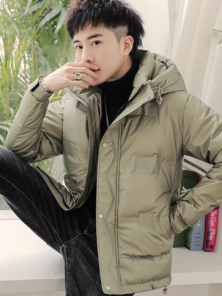 Autumn and winter down jacket men's 2020 new Korean version of the tide brand short fashion men's thickened warm men's jacket