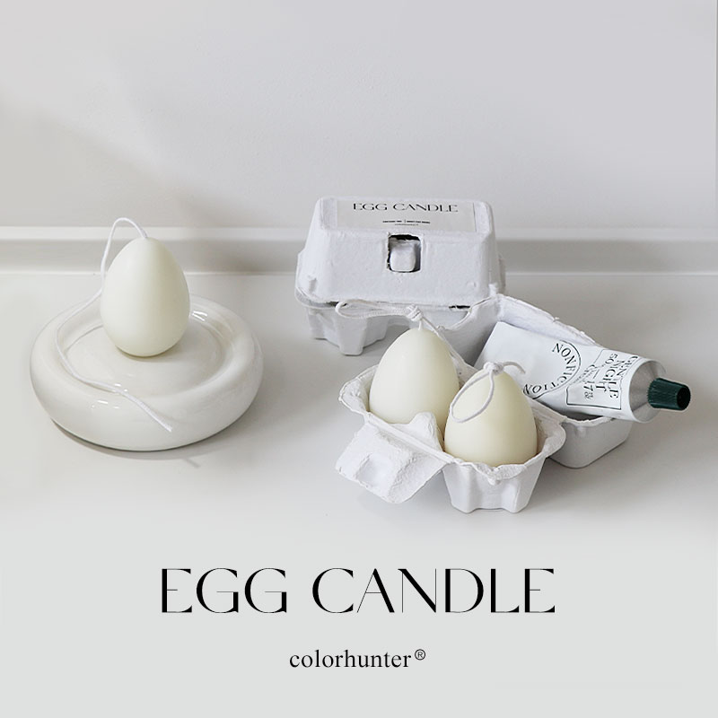 In Korea Red Egg Candle Decoration Fittings Soybean Wax Desktop Display Decoration Projects Home Aromatic Wax