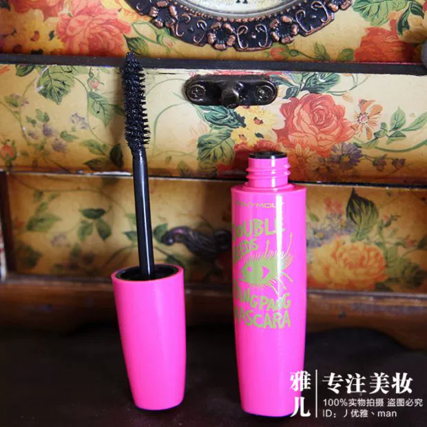 Hàn Quốc TONYMOLY đôi ma thuật hiệu ứng đôi bụng lớn mascara không thấm nước uốn cong dài dày không nở - Kem Mascara / Revitalash