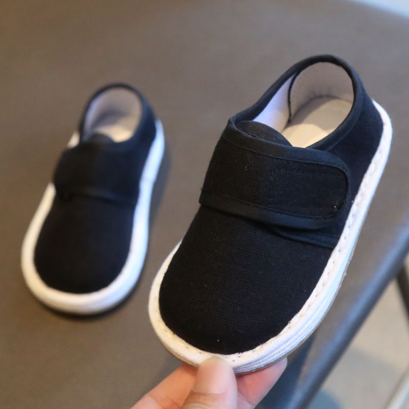 Children's Cloth Shoes for 1-3 Year Old Girls, Old Beijing Thousand-Layer Sole, Handmade Single Shoes for Girls, Kids, Infants, Boys, Home Wear