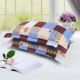 Vỏ gối chải 48 * 74cm Vỏ gối ký túc xá sinh viên có khóa kéo dành cho người lớn tăng một đôi không bằng cotton goi om