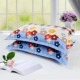 Vỏ gối chải 48 * 74cm Vỏ gối ký túc xá sinh viên có khóa kéo dành cho người lớn tăng một đôi không bằng cotton goi om