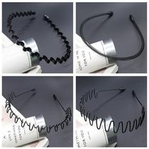 Men Hair Stirrup Wash Face Wave Male Large Back Head Wave Iron Head Stirrup Hairpin Clip Anti Slip Head Button Movement Running Pressure Grottoes Woman