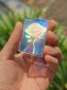 Holographic Rose Cyberpunk Handmade Gift Glass Ornament Naked Eye 3D Photo Light Science Collection