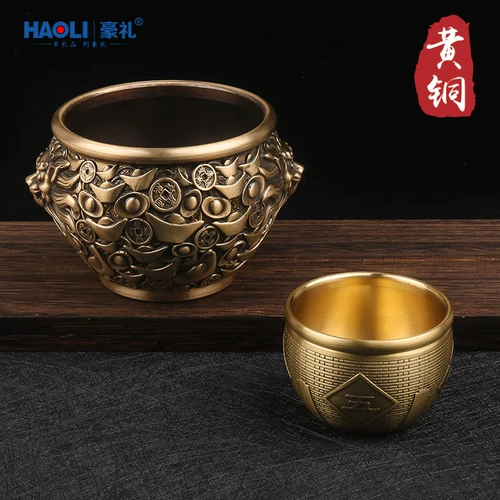 Чистая бронзовая талия запутана с гуанью Гуан Гонгё Фенг Денг Байфу Медные качели Плохое Полиное сокровище мебель мебель мебель