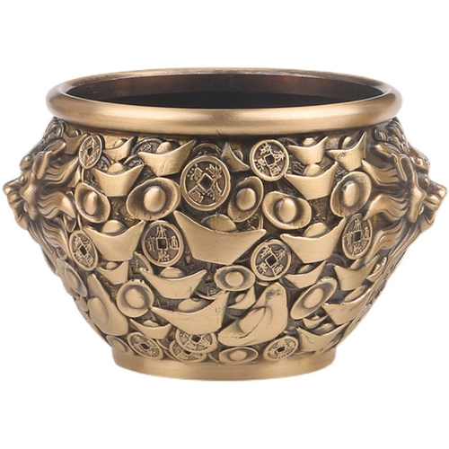 Чистая бронзовая талия запутана с гуанью Гуан Гонгё Фенг Денг Байфу Медные качели Плохое Полиное сокровище мебель мебель мебель