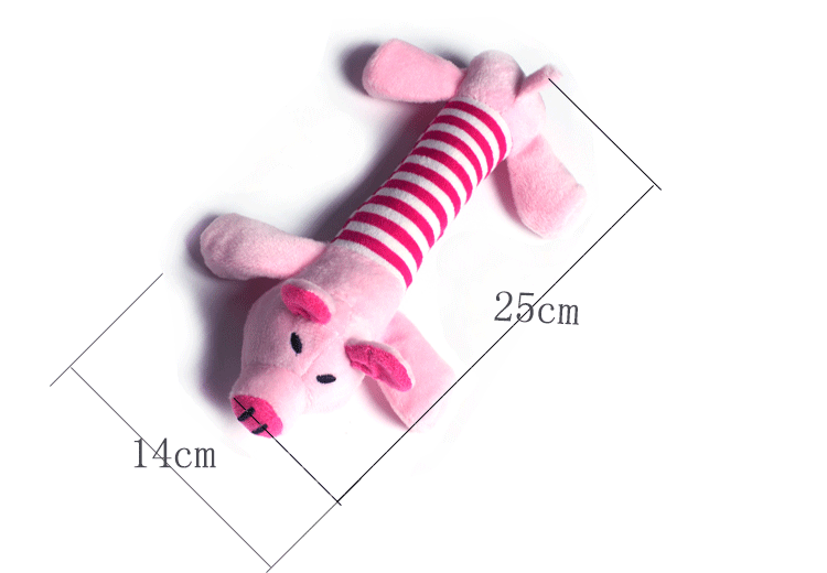 USPET pet toy dog ​​Teddy vocal toy mèo sang trọng vịt con lợn dải voi cung cấp - Mèo / Chó Đồ chơi đồ chơi cho chó pug