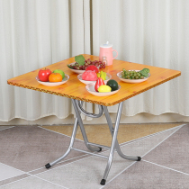 Simple table portable small table folding table dining table 4 people 2 table folding table dining table square folding table