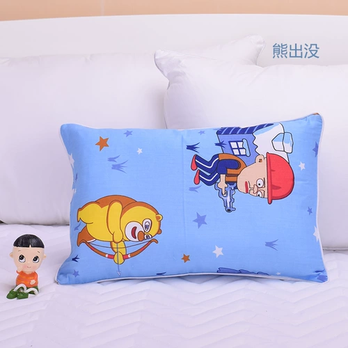 Наволочка, детская хлопковая мультяшная подушка для детского сада, 1-3-6 лет, с защитой шеи