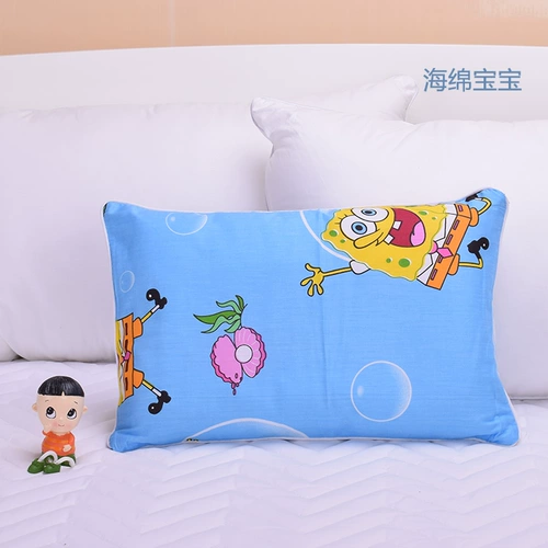 Наволочка, детская хлопковая мультяшная подушка для детского сада, 1-3-6 лет, с защитой шеи