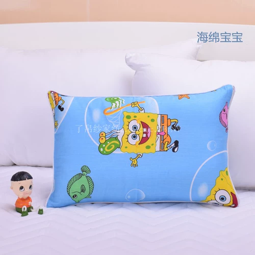 Наволочка, детская хлопковая мультяшная подушка для детского сада, 1-3-6 лет, с защитой шеи