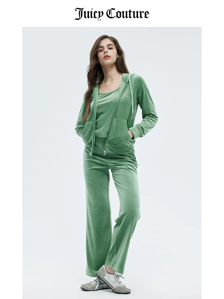 Весенне-летняя куртка Juicy Couture, спортивные брюки, лебедь, набор, американский стиль