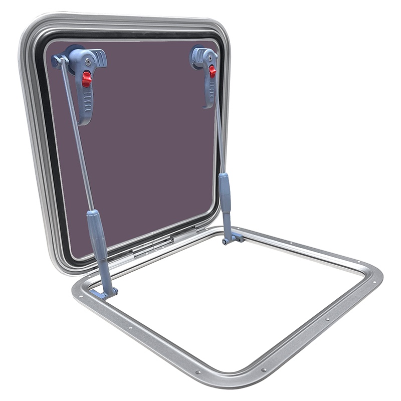 Square Porthole Aluminum Alloy Skylight Rv Window Marine Yacht Accessories Decorative Window Aluminum Watertight Window for Ships
