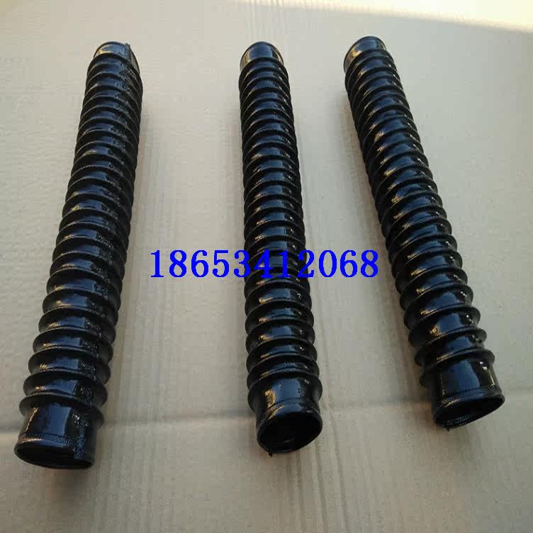 CNC machine tool cylinder type rubber cloth cylinder dustproof sleeve screw protection sleeve hydraulic cylinder organ protective cover