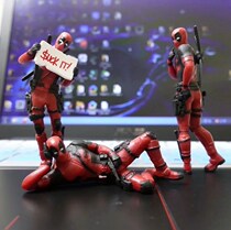 X-Men Deadpool small handmade model car car car interior decoration center console ornaments creative male cartoon