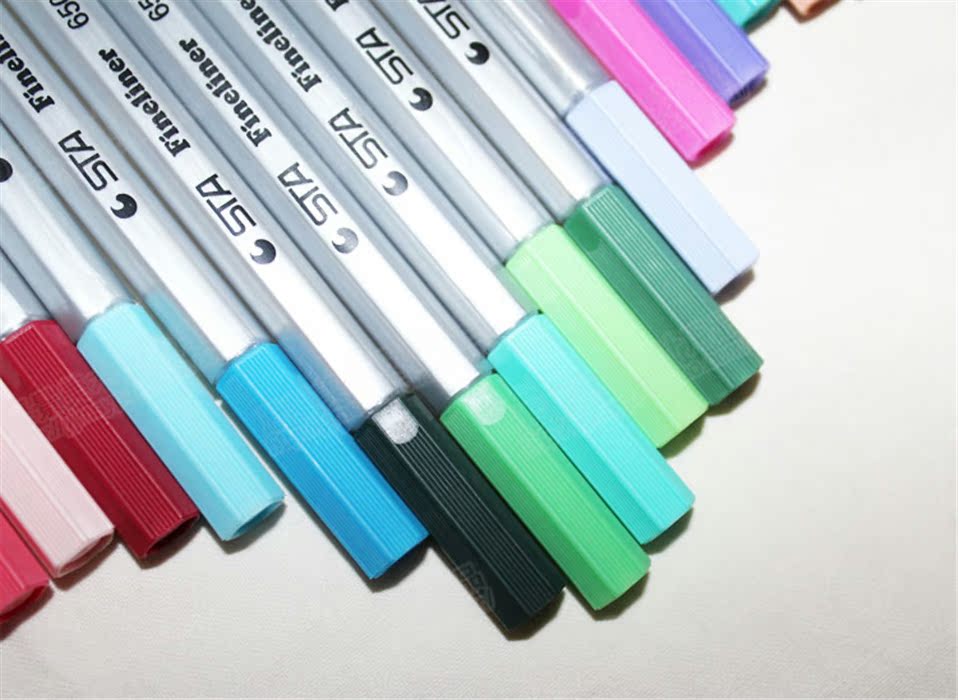 StaSTA NO 6500-KP26 Colour signature pen 26 colour suit hooking pen