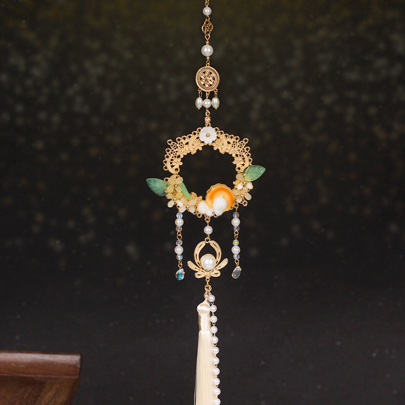 Ancient Feng Han Welp Suspension Waist Waist Wear Rabbit Pressure Skirt Fall Mid-Autumn Pending Pending Loist Accessories