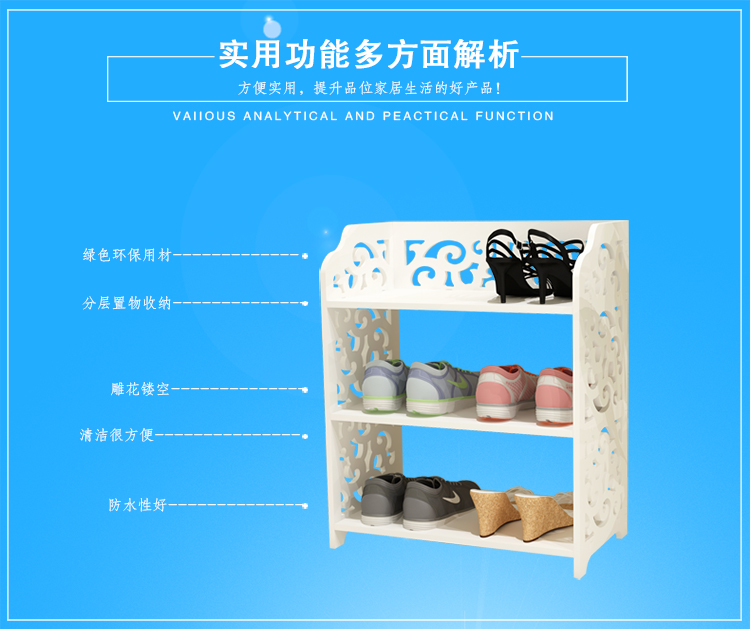 Ký túc xá giá giày nhiều lớp hiện đại tối giản kinh tế nhà cửa nhỏ tủ giày đơn giản phòng tắm châu Âu kệ kệ - Kệ ke go