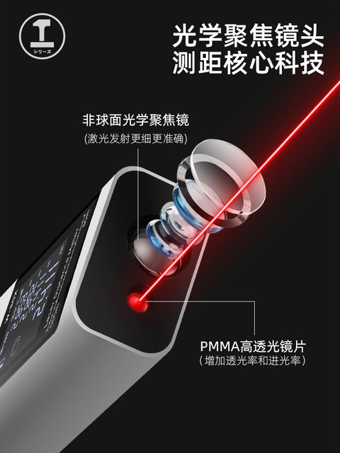 绿林迷你红外线激光测距仪手持精准电子测量尺寸测距离仪量房神器