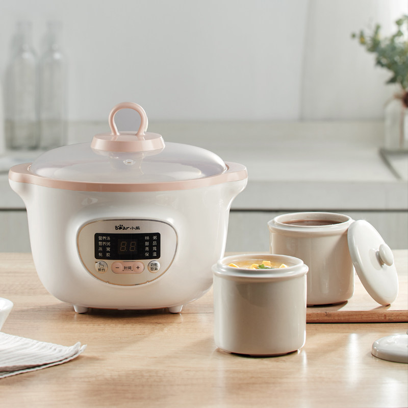 Bear Cubs DDZ-D16T7 Electric Saucepan Stew Water stew Home Upper steam Saucepan Multifunction Cooking Porridge Saucepan Soup Pan