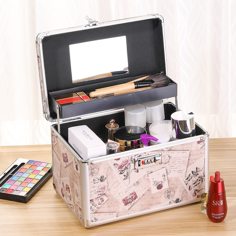 NICELAND MAKEUP CASE LARGE CAPACITY WATER MILK SKIN-CARE PRODUCTS COSMETIC STORAGE BOX PORTABLE HOME Toolbox-Taobao