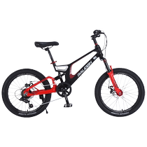 British Lanling magnesium alloy soft-tail childrens mountain bike for big boys and girls with dual shock absorbers for primary school students 20 inches