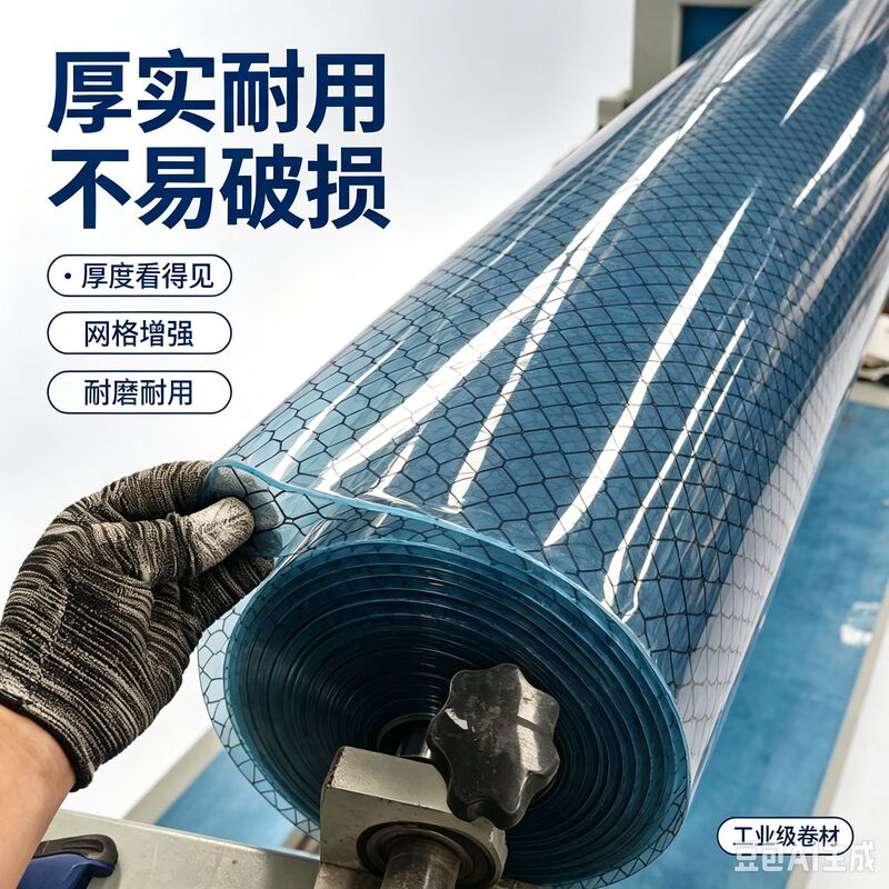 3mm Thick Pvc Anti-Static Transparent Mesh Magnetic Door Curtain, High Temperature Resistant, Flame Retardant, Clean Room Partition Door Curtain