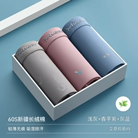 [Здоровый хлопок+дышащий пот] светло -серый+таро -фиолетовый+серый синий