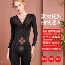 Catman Body Shaping Bodysuit Womens Full Body Postpartum Shaping Body Corset Waist-Lifting Hip Tights Slimming Thin Style