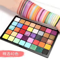 NUKOLO 40-color water-soluble body painting pigment set quick-drying beginners face painting childrens festival stage makeup