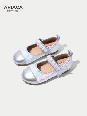 Ariaca Little Girl Soft Bottom Kids Shiny Princess Shoes — 5