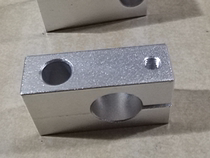 Single-hole fixed clamp pipe clamp optical axis bracket additional bracket side mounting base side mounting bracket fixing clamp