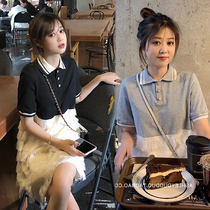 Pregnant Woman Summer Dress 2021 New Pregnant Woman Skirt Summer Time Chants Short Sleeve Blouse Net Red Medium Long pregnant woman Liandress