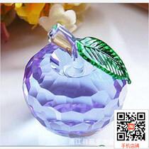 Crystal apple Christmas gift Christmas Eve wedding gift Fashion home decoration gift Girlfriend birthday gift