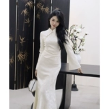 Дизайнерское весеннее ципао, 2024 года, китайский стиль